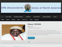 Tablet Screenshot of oduna.org